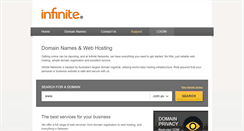 Desktop Screenshot of domains.infinite.net.au